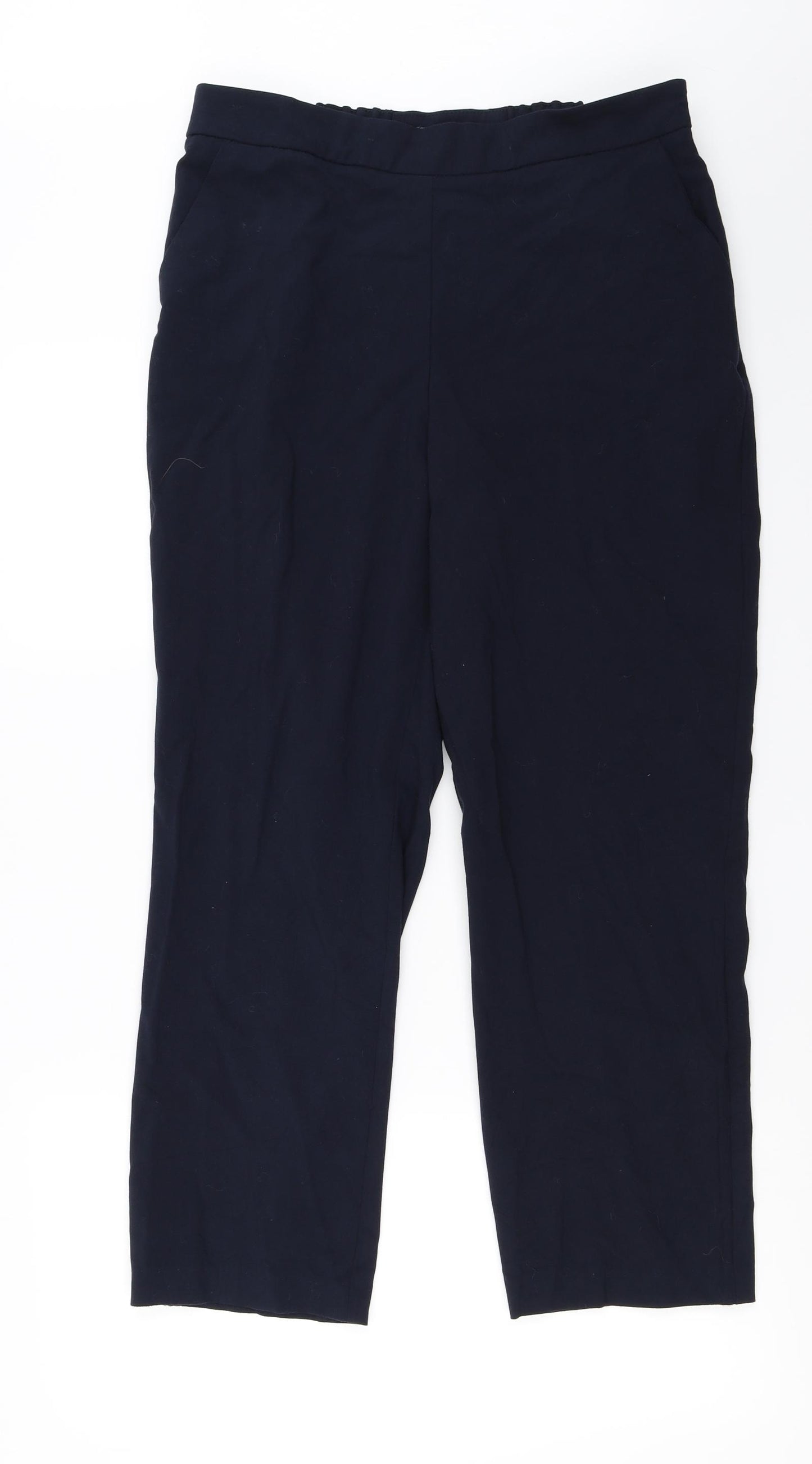 Marks and Spencer  Womens Blue   Trousers  Size 14 L24 in