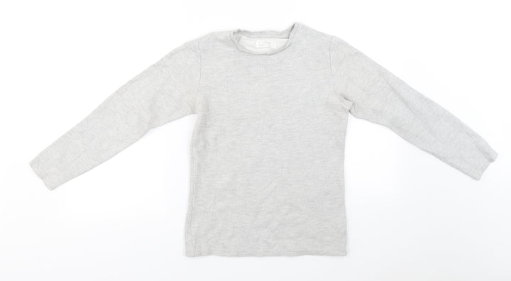NEXT Boys Grey Basic T-Shirt Size 11 Years
