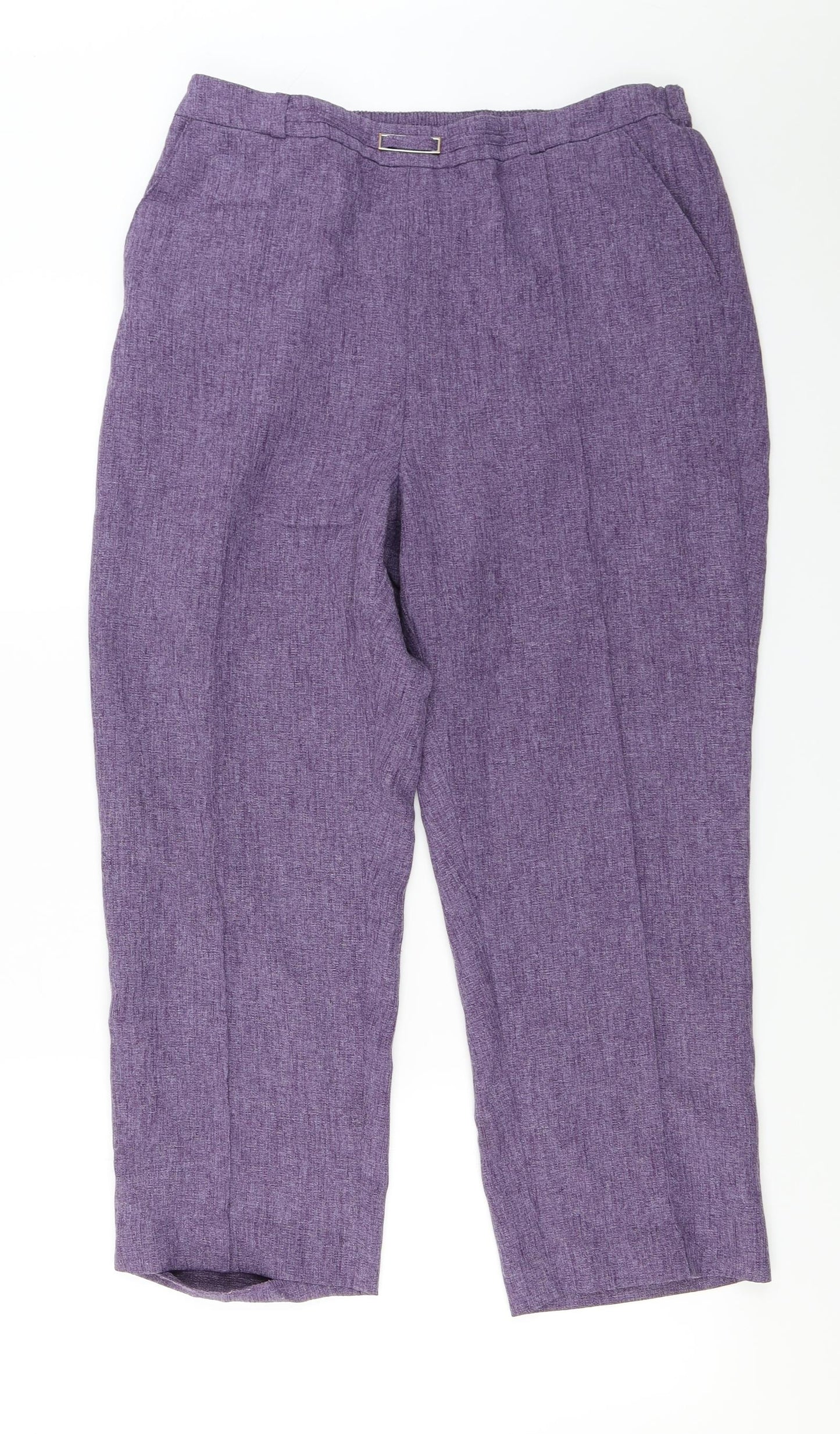 HONOUR MILLBURN  Womens Purple   Trousers  Size 16 L22 in
