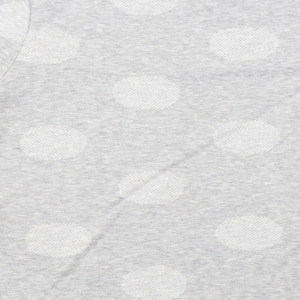 Marks and Spencer  Womens Grey Polka Dot  Pullover Jumper Size 14  - Polka Dot