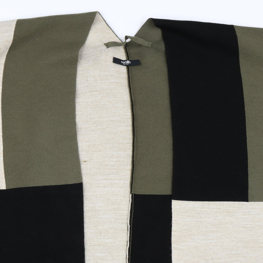 Wallis Womens Green   Cape Jumper One Size