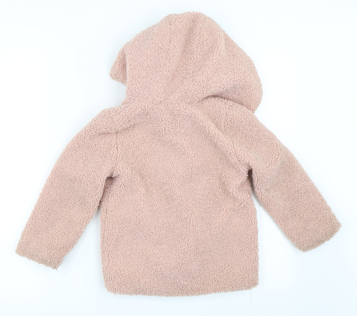 Nutmeg Girls Pink   Overcoat Coat Size 4-5 Years