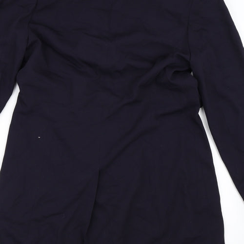River Island Womens Blue   Overcoat Coat Size 14