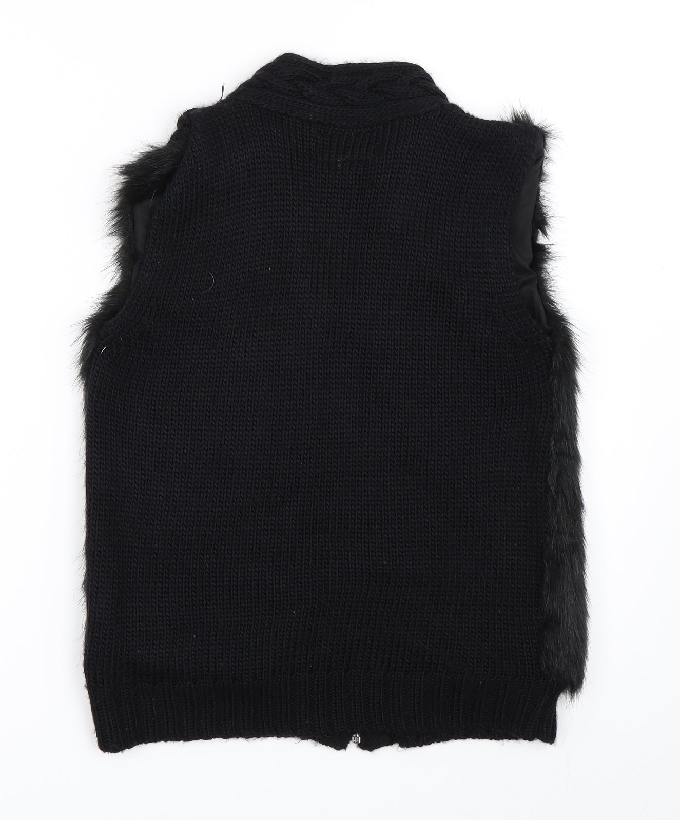 River Island Womens Black   Gilet Coat Size 12