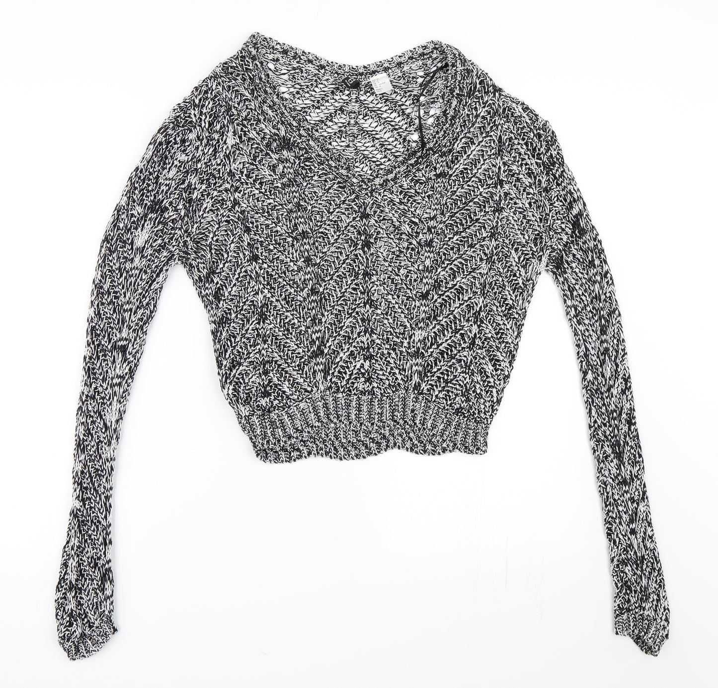 H&M Womens Black   Pullover Jumper Size 34