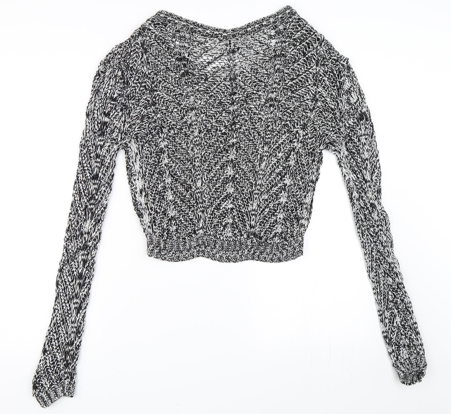 H&M Womens Black   Pullover Jumper Size 34