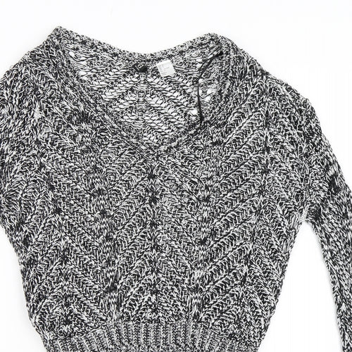 H&M Womens Black   Pullover Jumper Size 34