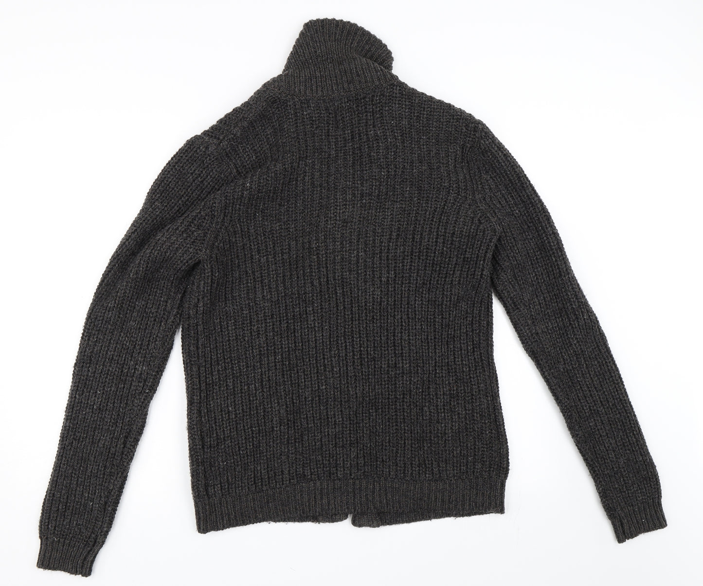 Topman Mens Grey   Cardigan Jumper Size M