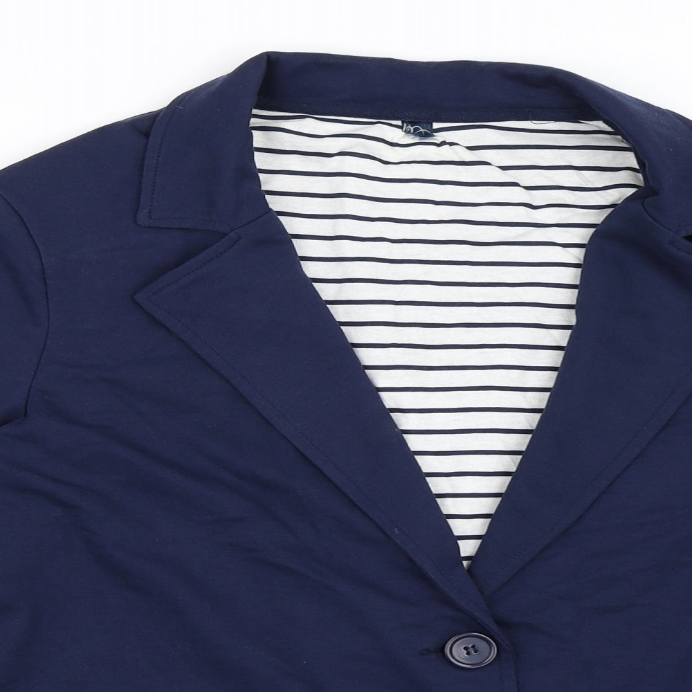 TU Womens Blue   Jacket Blazer Size 12