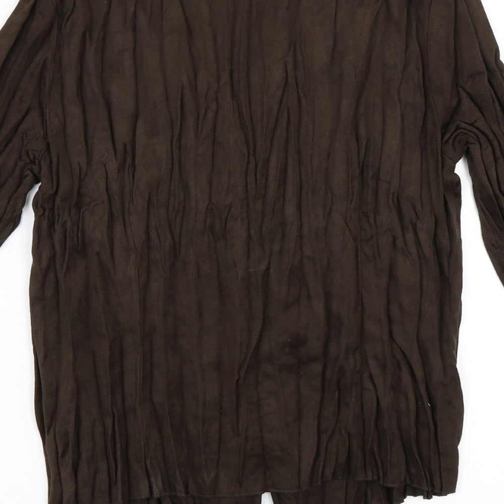 Per Una Womens Brown   Basic Blouse Size 16