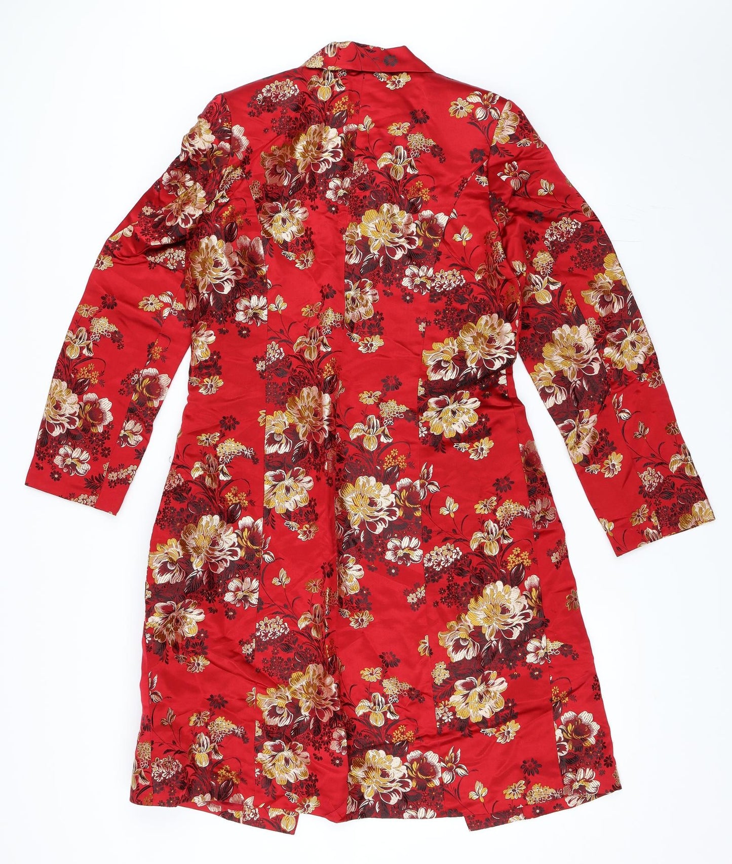 EAST Womens Red Floral  Jacket  Size 10