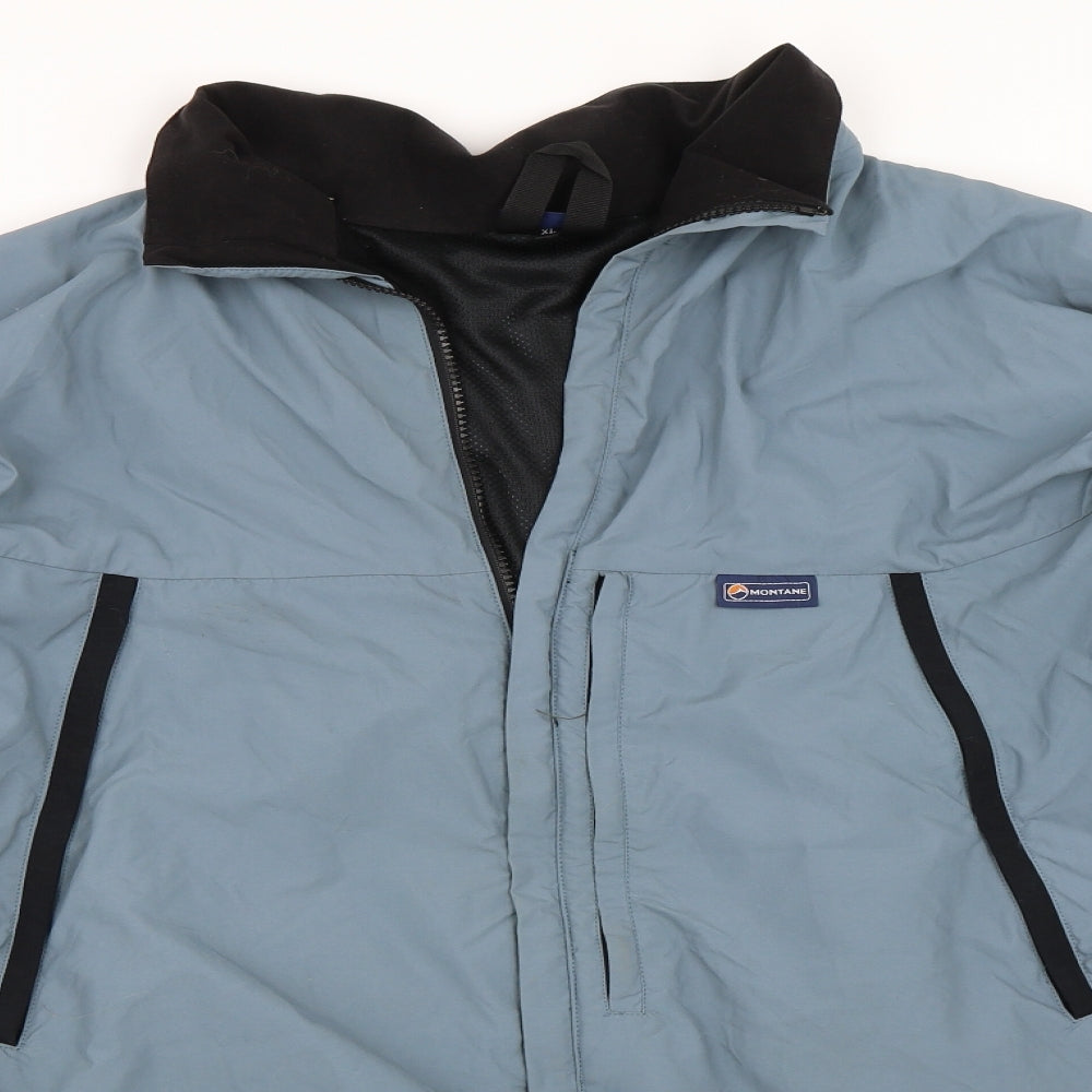 Montane Mens Blue   Windbreaker Coat Size XL