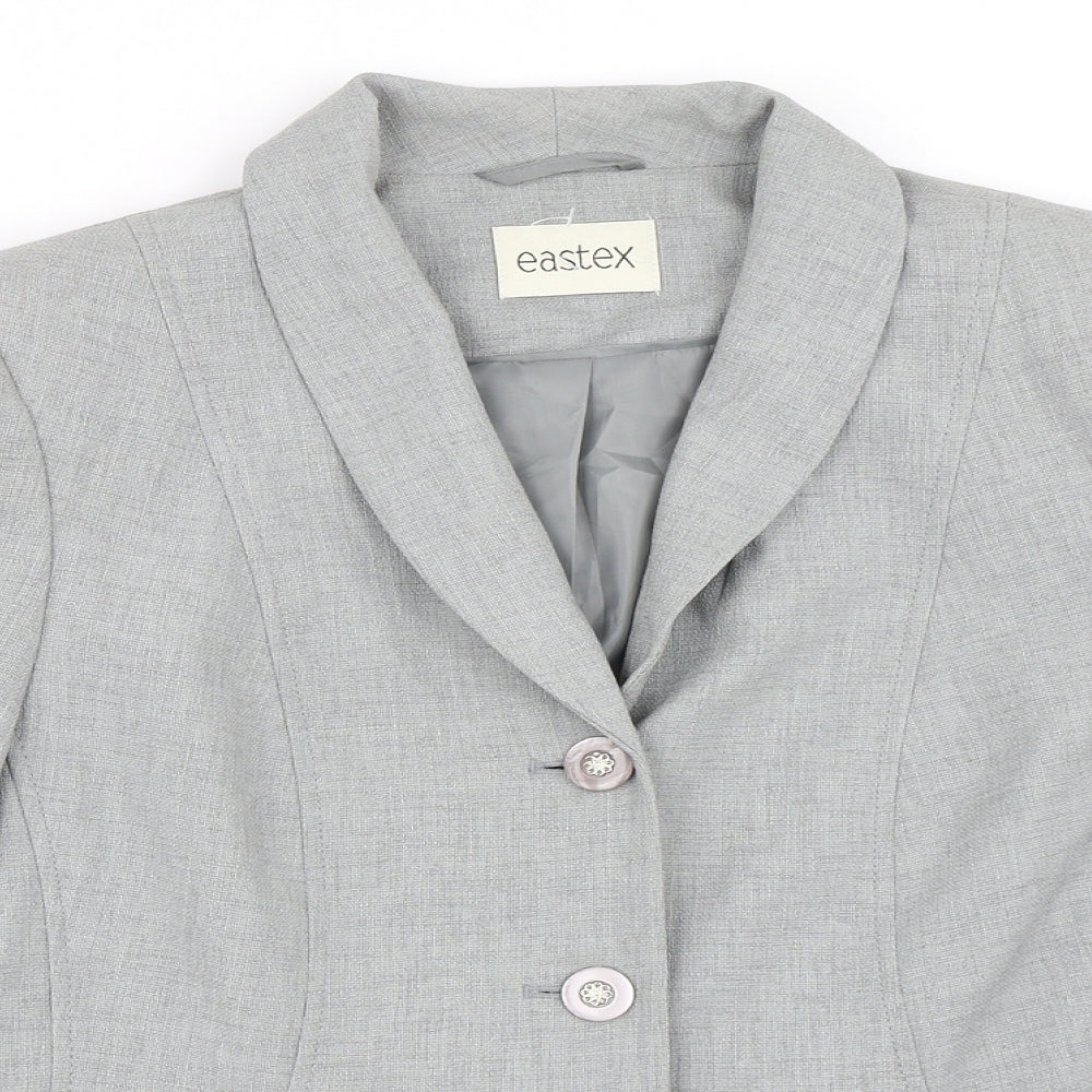 Eastex Womens Grey   Jacket Blazer Size 12