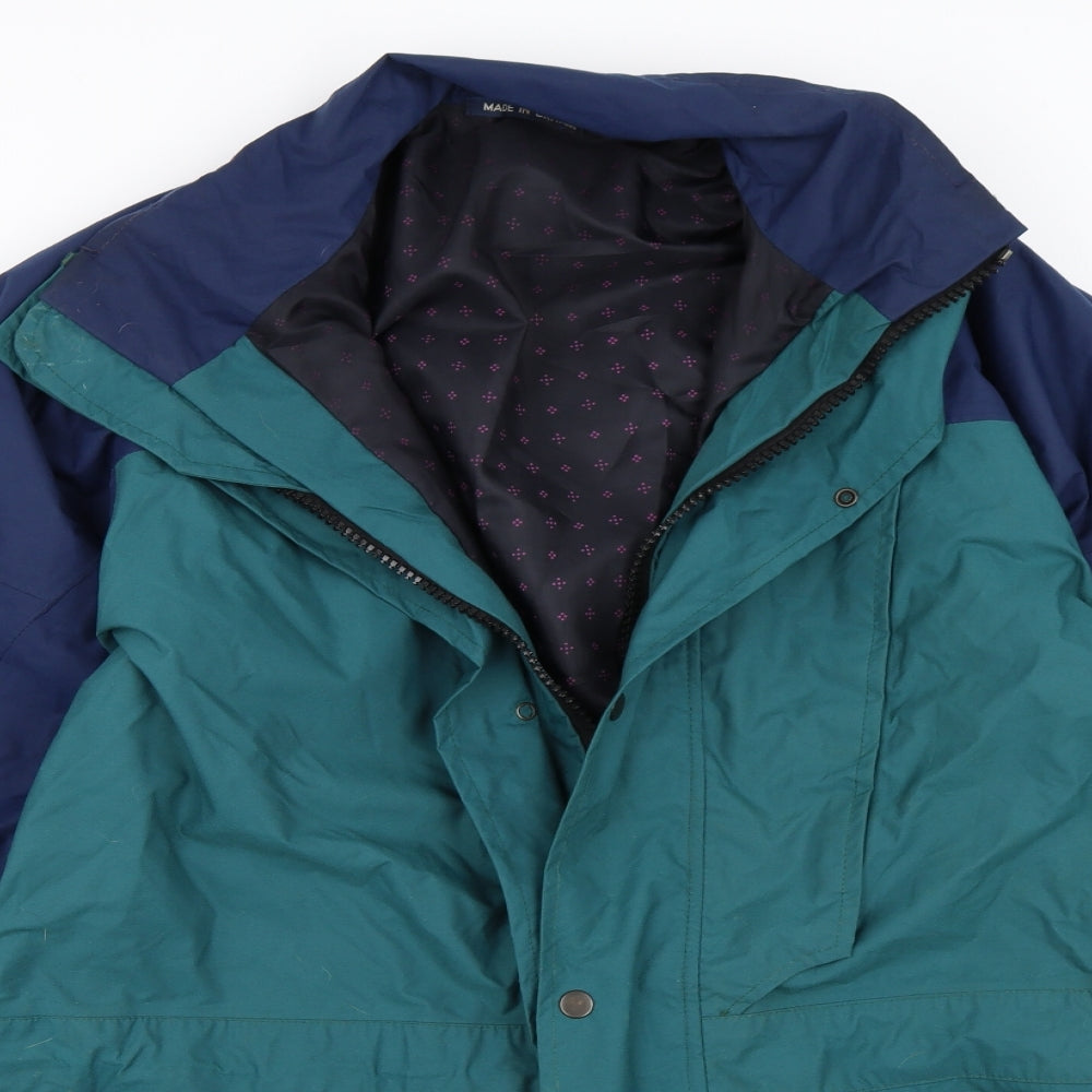 Cyclone Mens Blue   Windbreaker Coat Size M