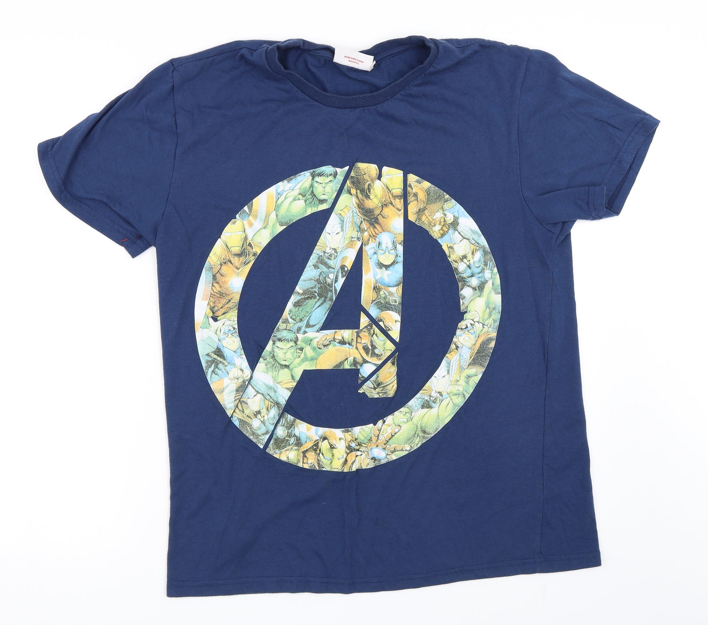 Marvel Mens Blue    T-Shirt Size XL  - Marvel Comics