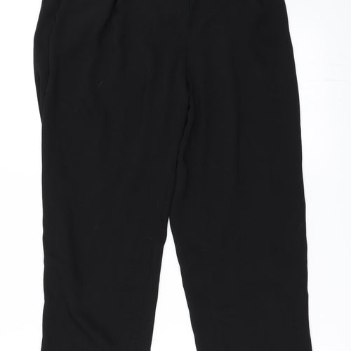 H&M Womens Black   Trousers  Size 40 L25.5 in