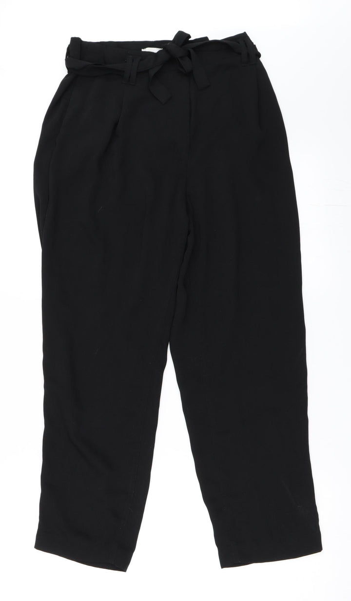 H&M Womens Black   Trousers  Size 40 L25.5 in
