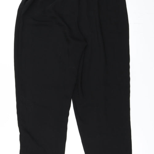 H&M Womens Black   Trousers  Size 40 L25.5 in