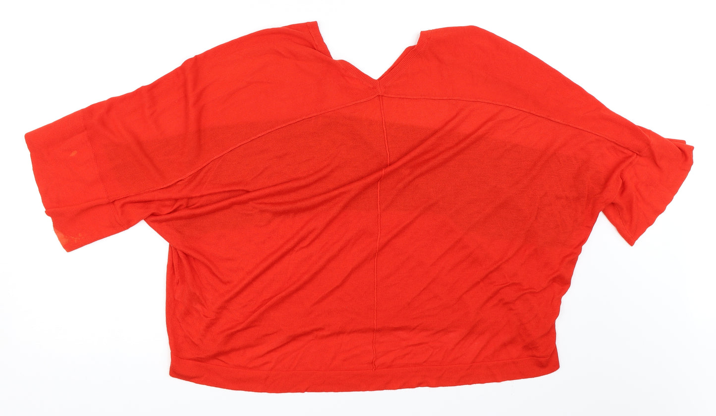 NEXT Womens Red   Pullover Jumper Size L