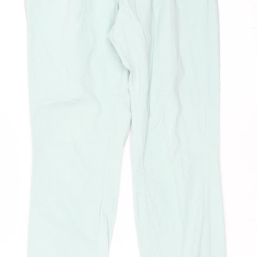 H&M Womens Blue   Chino Trousers Size 36 L28.5 in