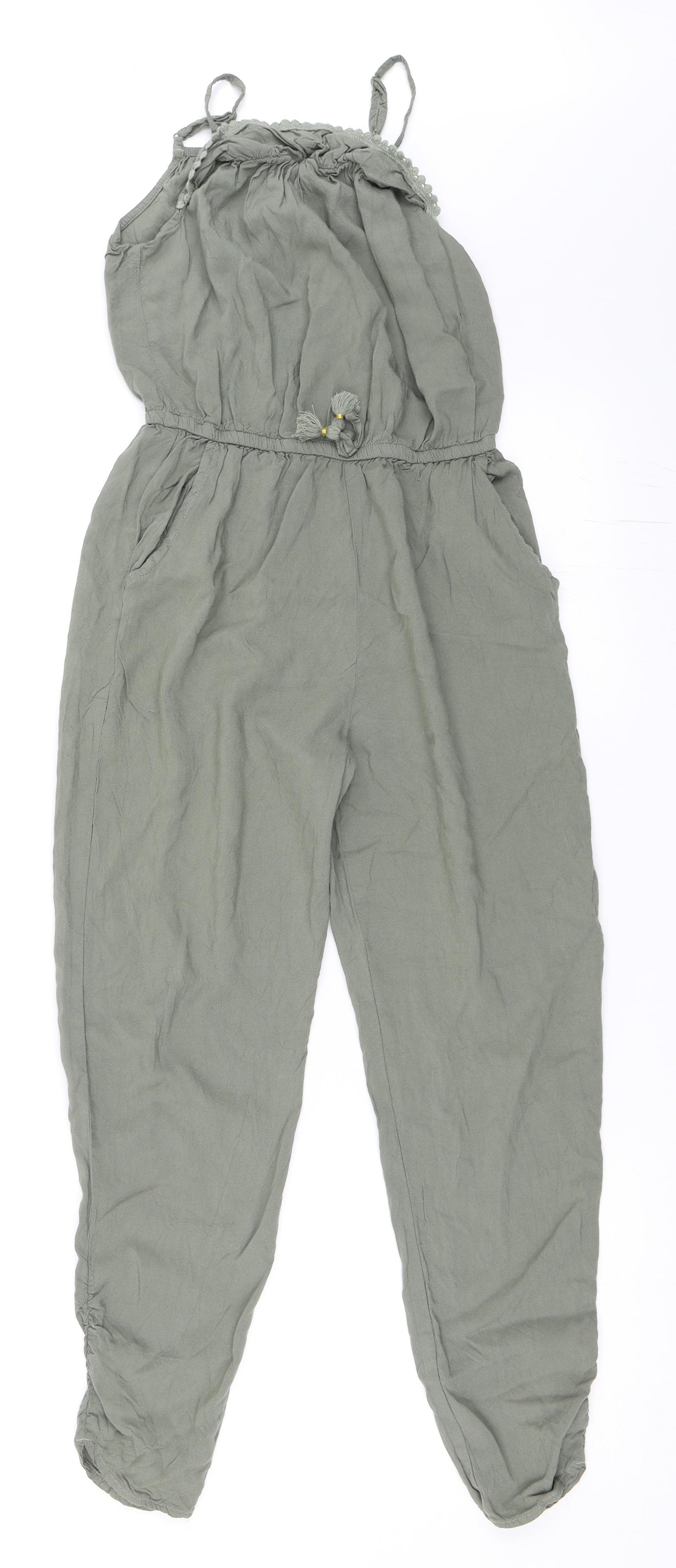 H&M Girls Green   Jumpsuit One-Piece Size 10-11 Years
