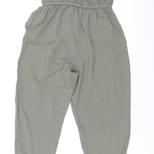 H&M Girls Green   Jumpsuit One-Piece Size 10-11 Years