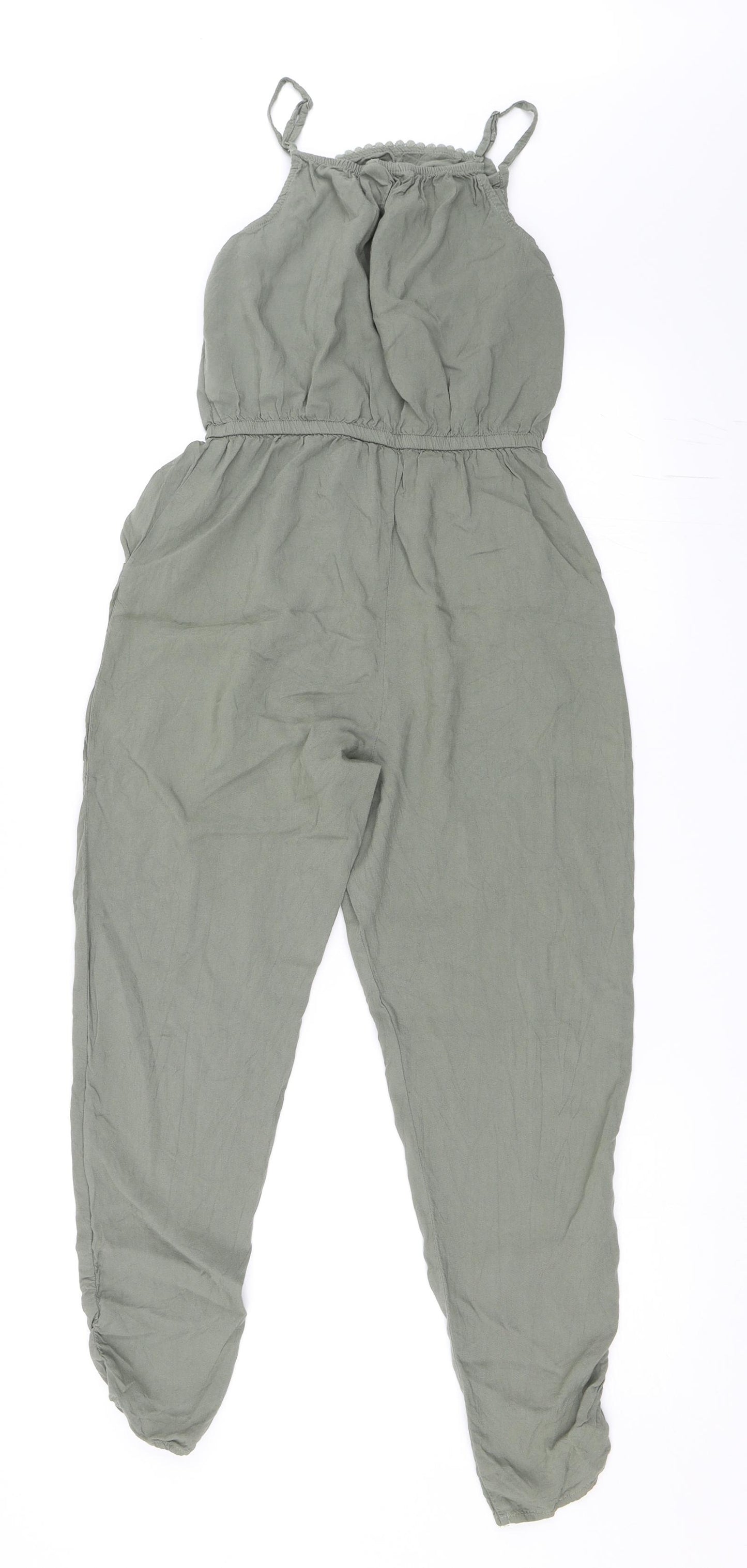 H&M Girls Green   Jumpsuit One-Piece Size 10-11 Years