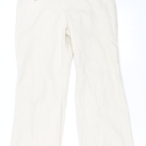 Street One Womens Beige   Chino Trousers Size 14 L27.5 in