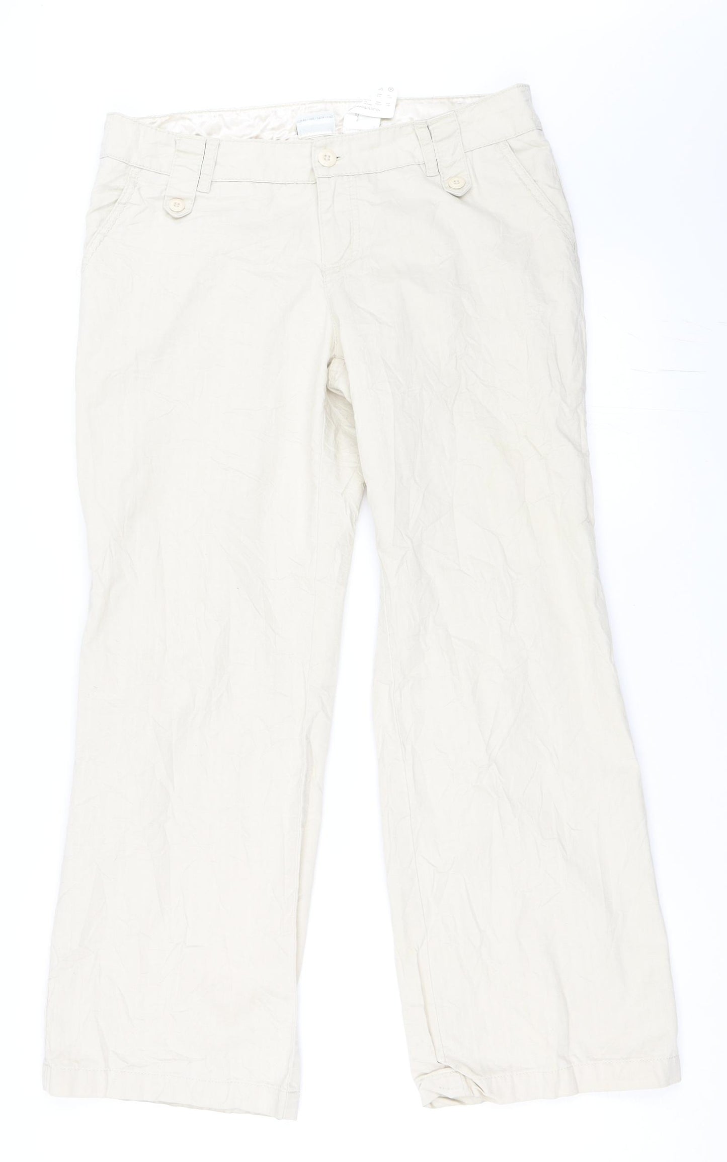 Street One Womens Beige   Chino Trousers Size 14 L27.5 in