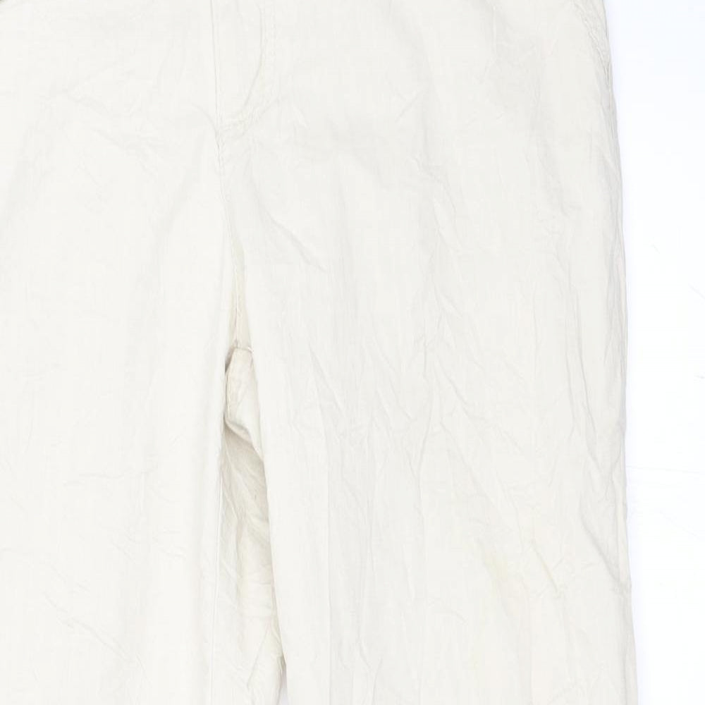 Street One Womens Beige   Chino Trousers Size 14 L27.5 in