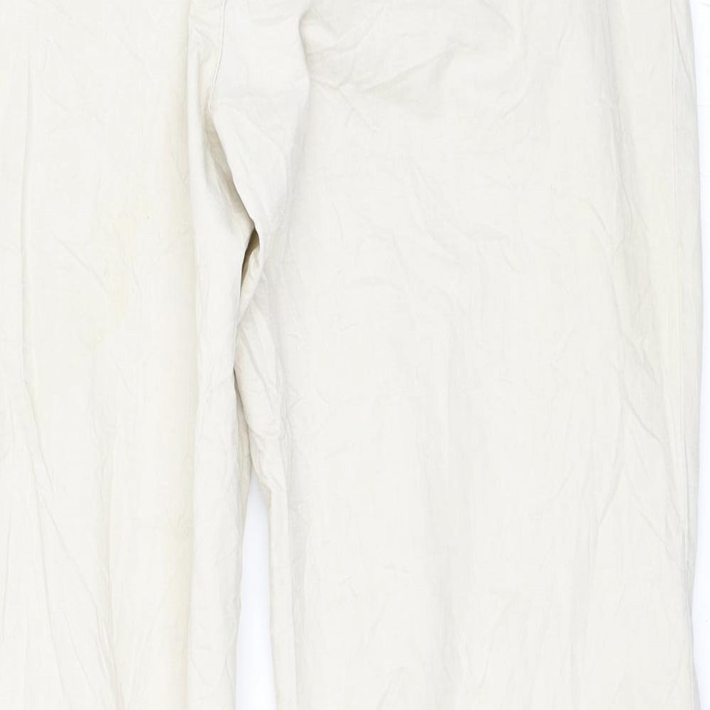 Street One Womens Beige   Chino Trousers Size 14 L27.5 in