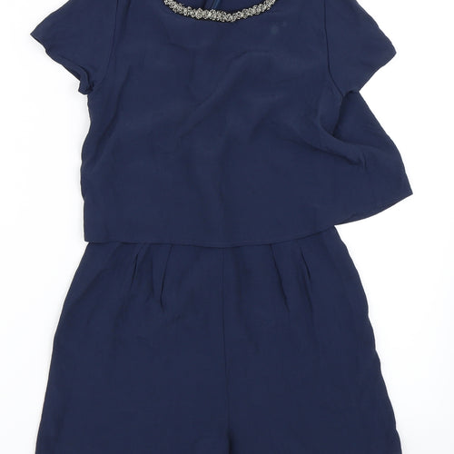 F&F Girls Blue   Playsuit One-Piece Size 10-11 Years