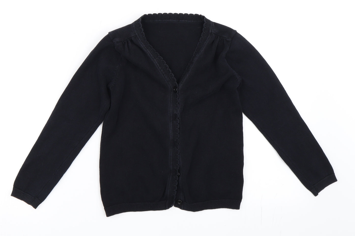 F&F Girls Blue   Cardigan Jumper Size 7-8 Years