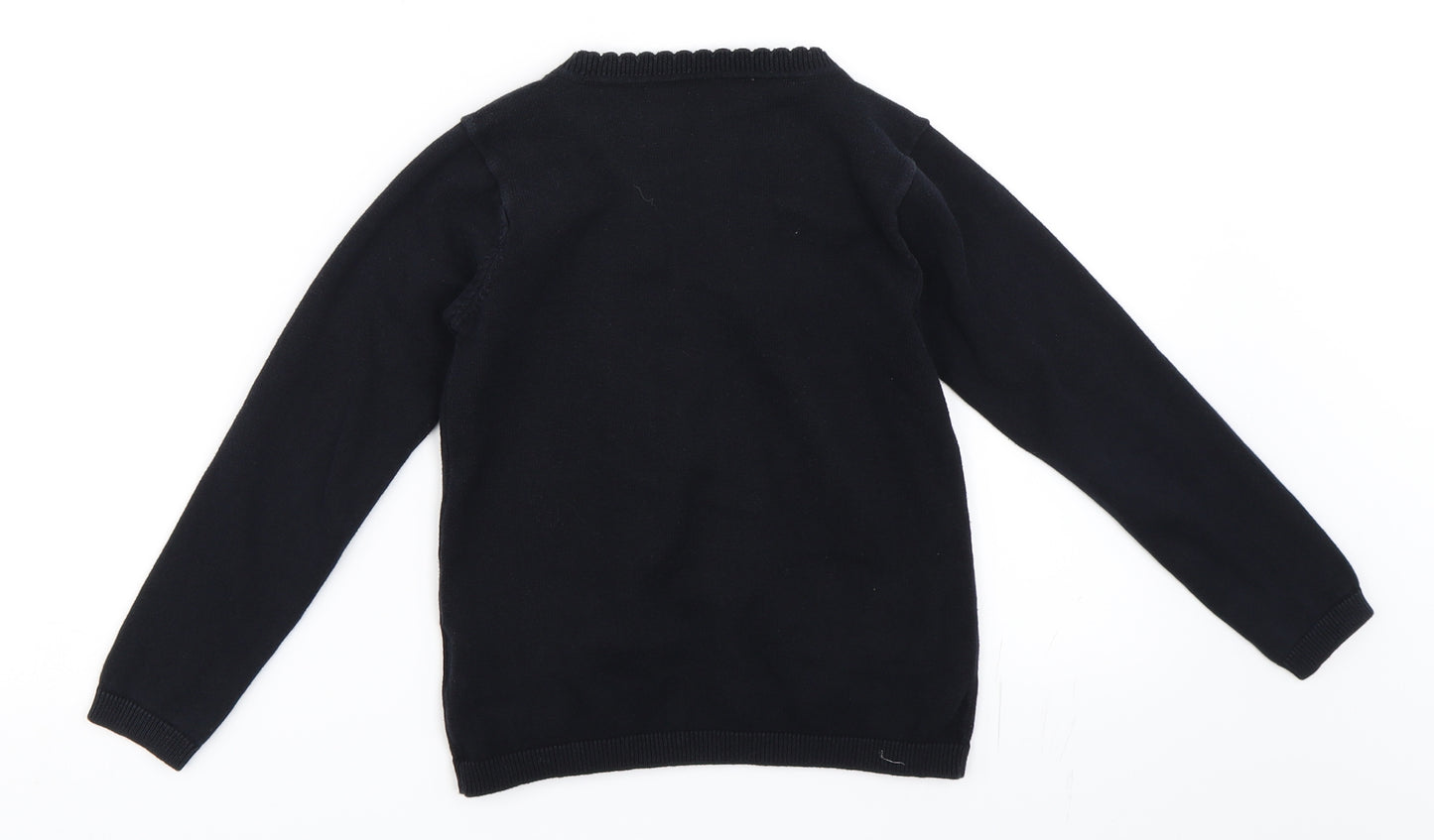F&F Girls Blue   Cardigan Jumper Size 7-8 Years