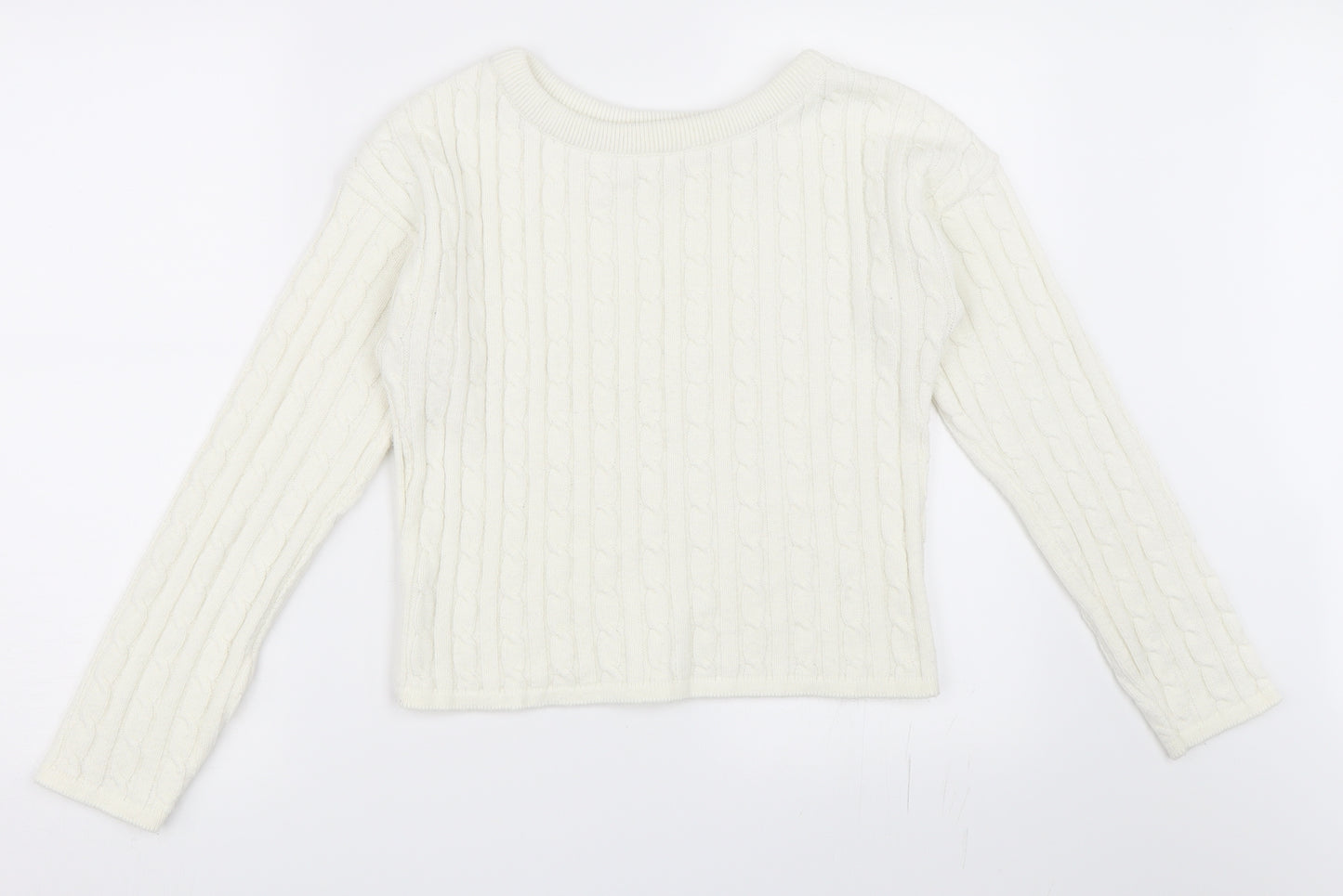 Femme Luxe Womens Ivory   Pullover Jumper Size 12