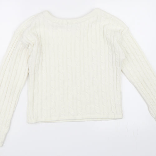 Femme Luxe Womens Ivory   Pullover Jumper Size 12