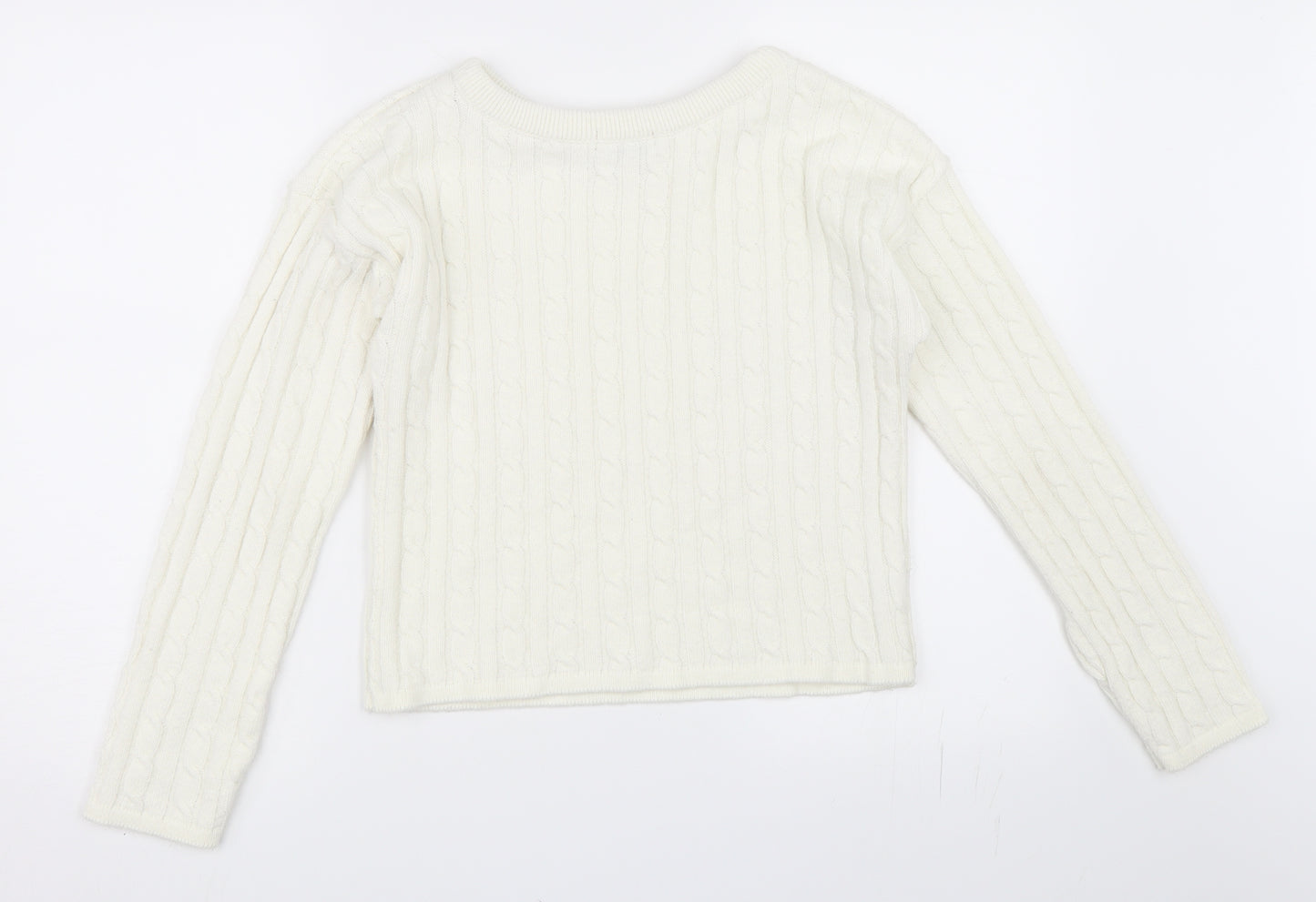 Femme Luxe Womens Ivory   Pullover Jumper Size 12
