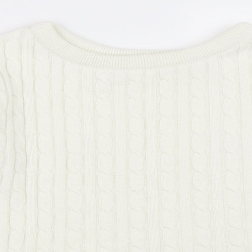 Femme Luxe Womens Ivory   Pullover Jumper Size 12