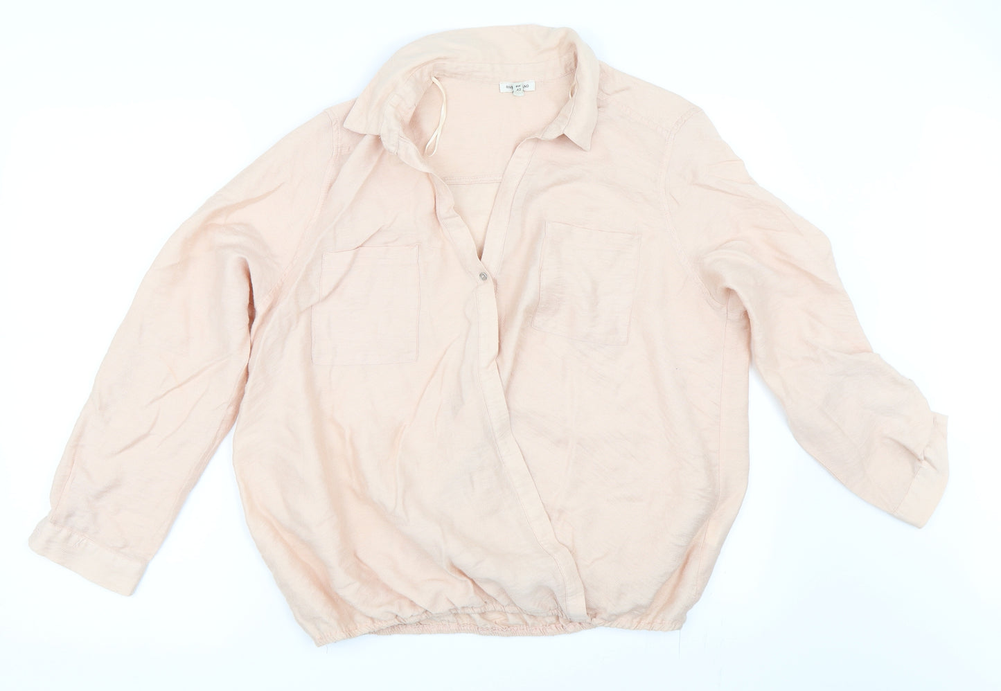 River Island Womens Beige   Basic Blouse Size 16