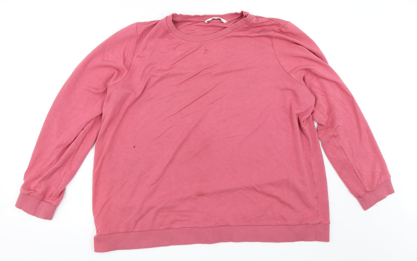 TU Womens Pink   Pullover Sweatshirt Size 22