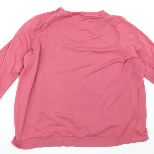 TU Womens Pink   Pullover Sweatshirt Size 22