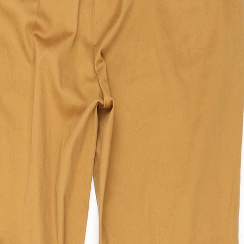 Atmosphere Womens Beige   Cropped Trousers Size 12 L21 in