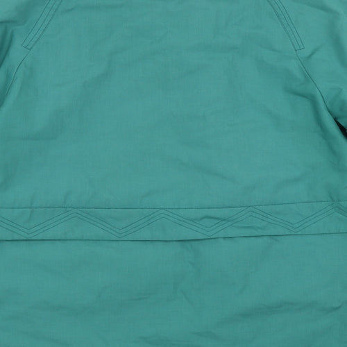 Telemac Womens Green   Quilted Coat Size M