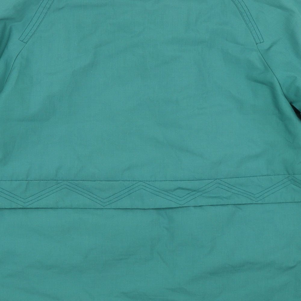 Telemac Womens Green   Quilted Coat Size M