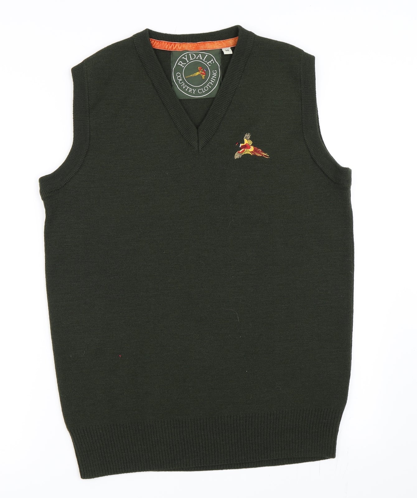 Rydale Mens Green   Vest Jumper Size M