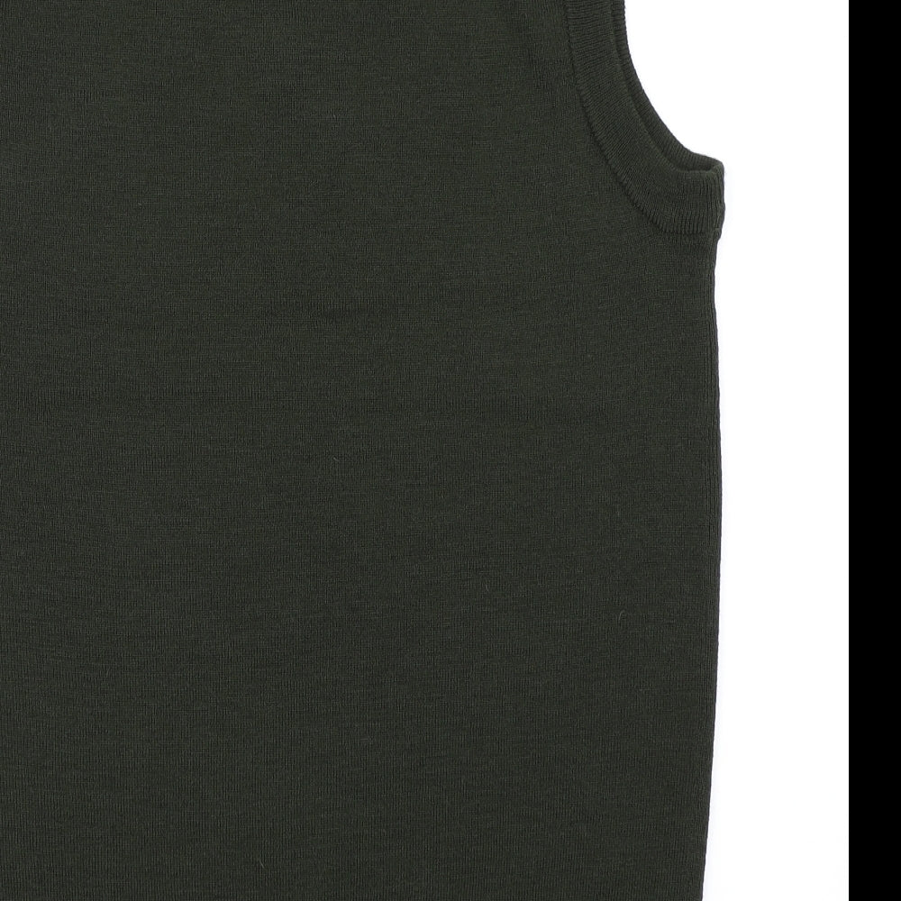Rydale Mens Green   Vest Jumper Size M