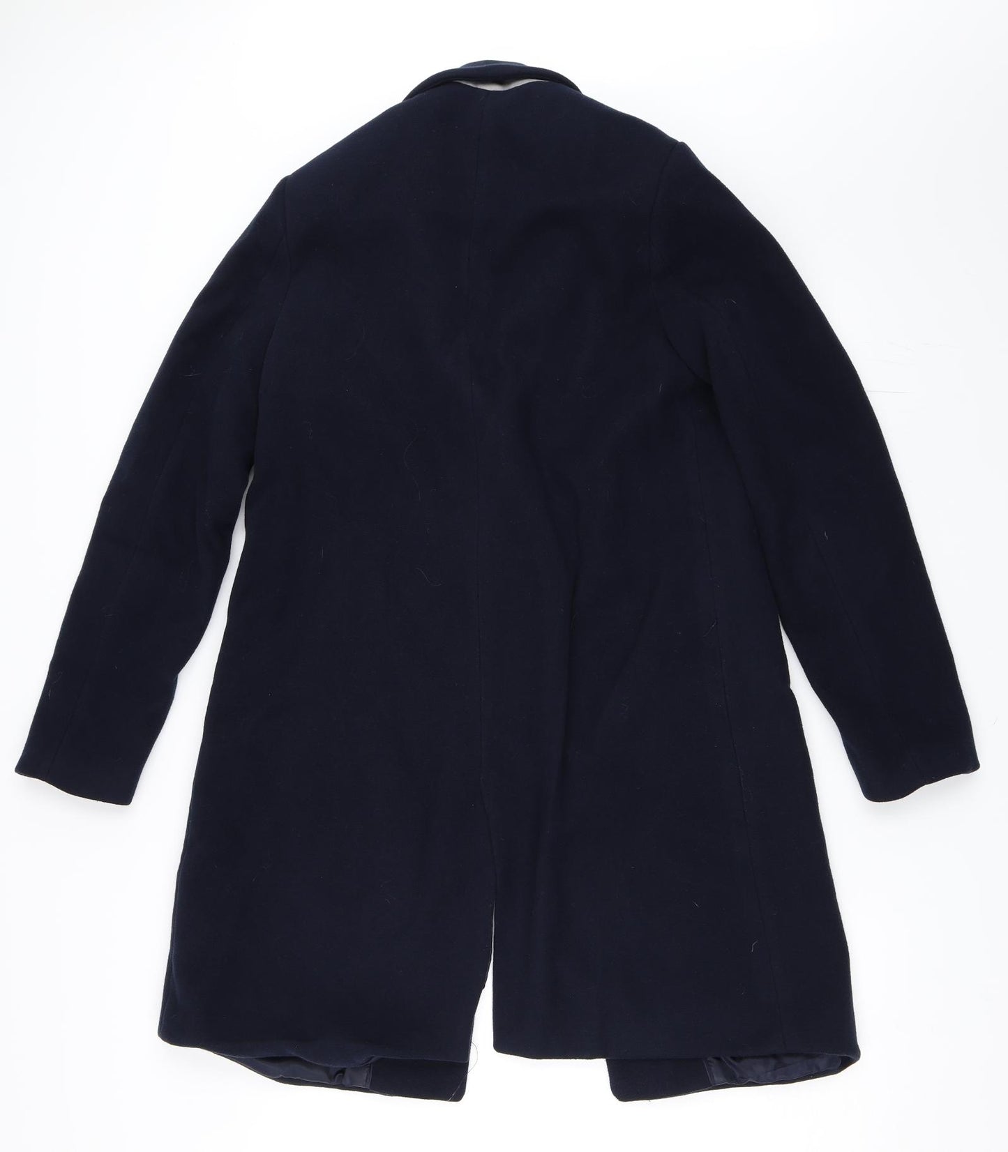 Stradivarius Womens Blue   Overcoat Coat Size M