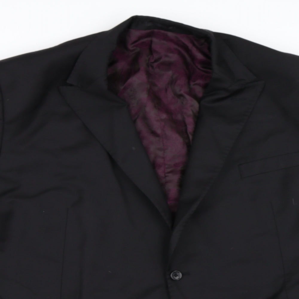 Tom English Mens Black   Jacket Blazer Size 52