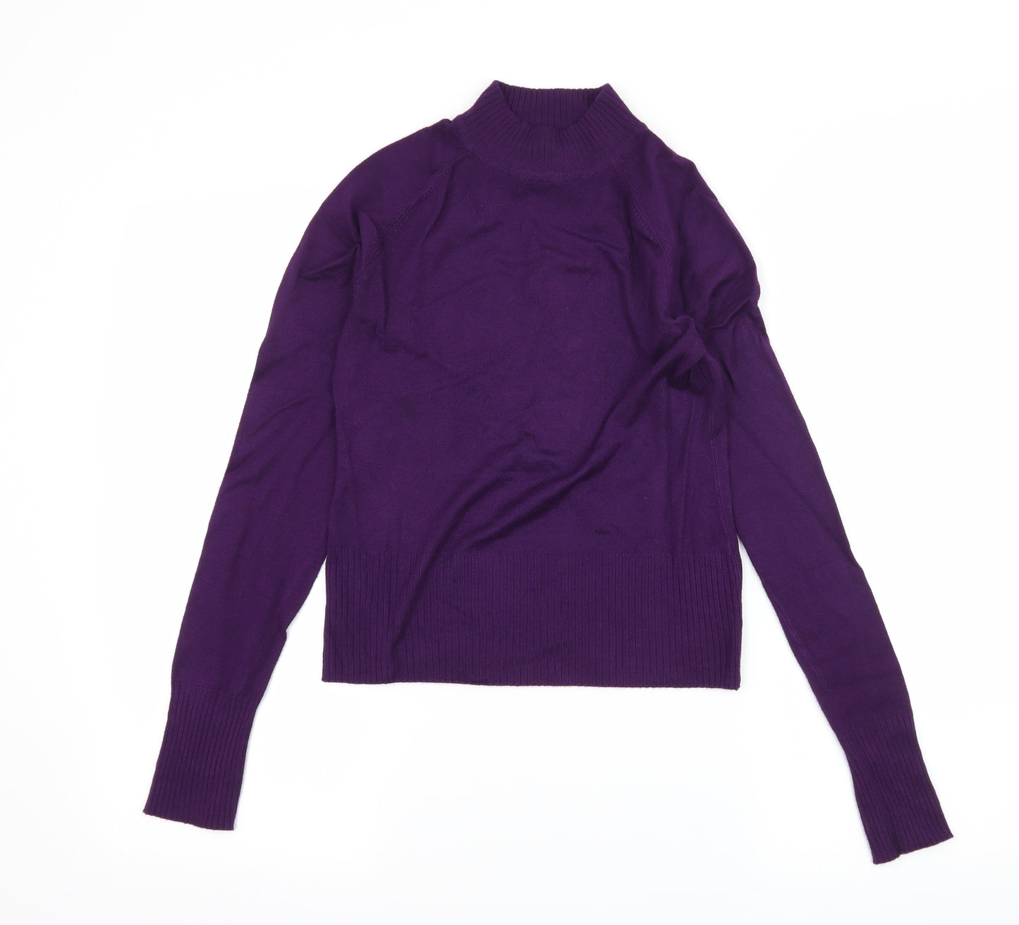 New Look Womens Purple  Knit Pullover Jumper Size 8