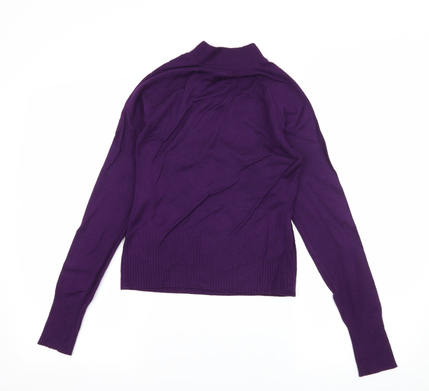 New Look Womens Purple  Knit Pullover Jumper Size 8